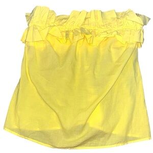 Stark X ruffled strapless blouse